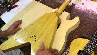 Luthier Wood Review White Limba Korina the holy grail of tonewood for guitar [upl. by Bayless]