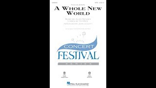 A Whole New World SATB Choir  Arranged by John Leavitt [upl. by Eilyk]