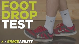 Foot Drop Test How to Diagnose Peroneal Nerve Injury at Home in 5 Easy Steps [upl. by Meras919]