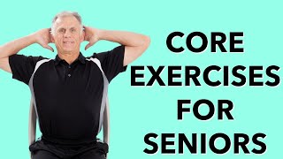 Simple Seated Core Strengthening Workout for Seniors At Home [upl. by Kellsie623]