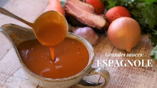 Espagnole Sauce History Origin and How To Make It Step By Step [upl. by Archibaldo337]