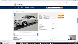 How To Buy Cars Online From The Auction Using Manheim Website [upl. by Arrek]