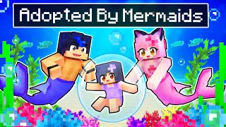 Adopted By MERMAIDS In Minecraft [upl. by Innaig]