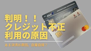 クレジットカード不正利用された原因が判明 [upl. by Meares961]