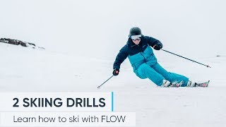 2 Skiing Drills To Help IMPROVE YOUR TECHNIQUE [upl. by Paley36]