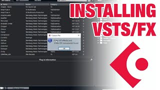 Cubase installing VST plugins and effects [upl. by Aisorbma]