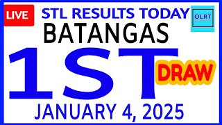 Stl Batangas results today January 4 2025 1st DRAW stl pares [upl. by Hiro]