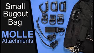 Bug Out Bag MOLLE Attachments 4 Kinds [upl. by Elgna232]