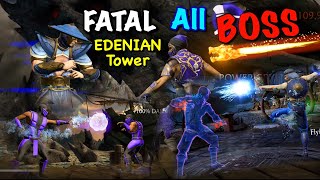 Edenian Fatal Tower ALL BOSS Battle  Mk Mobile [upl. by Lenod729]