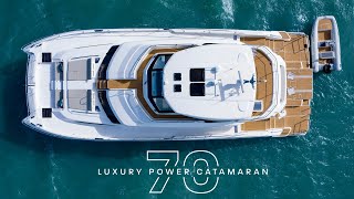 Aquila 70 Luxury Power Catamaran  A Yacht Built for Exploring Your World [upl. by Drauode]