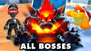 Bowsers Fury  All Bosses Gameplay [upl. by Sulrac]