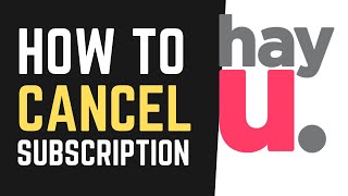 How to Cancel Hayu Subscription Through Amazon Prime [upl. by Einberger]