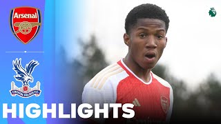 Arsenal vs Crystal Palace  Highlights  U18 Premier League 16032024 [upl. by Euqinotna]