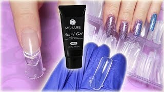 DUAL FORMS with Acryl Gel  Mshare Review amp Tutorial [upl. by Saixela325]