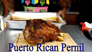 Puerto Rican Pernil Roasted Pork Recipe [upl. by Gladwin]