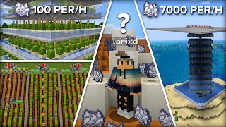 5 Best Bonemeal Farms in Minecraft  Up To 7000 Per Hour [upl. by Noby106]