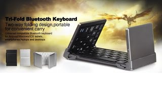 Hastech BOW HB099 Fullsized foldable Keyboard [upl. by Frederic]