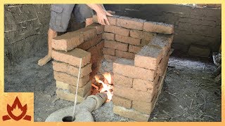 Primitive Technology Fired Clay Bricks [upl. by Novelc]