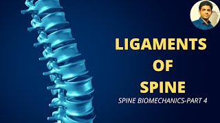 LIGAMENTS OF SPINE  SPINE BIOMECHANICS Part 4 [upl. by Kenn]