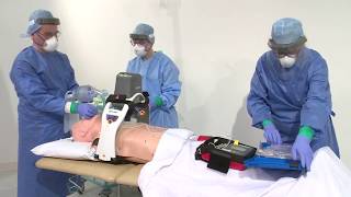 Chest compressions using LUCAS device [upl. by Raimund]