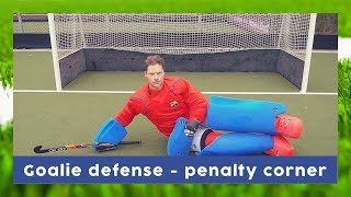 Defending Penalty Corner tutorial  Goalkeeper technique  HockeyheroesTV [upl. by Ellyn968]