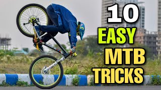 10 Easy MTB Tricks  Infinity Riderzz Kolkata [upl. by Nuawtna]