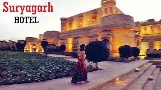 Suryagarh Jaisalmer  A Luxury Hotel REVIEW  World Ghoomo [upl. by Harod]