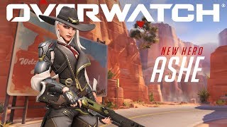 NOW PLAYABLE Introducing Ashe  Overwatch [upl. by Ewell]