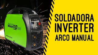 Soldadora inverter arco manual 110 [upl. by Hakceber]