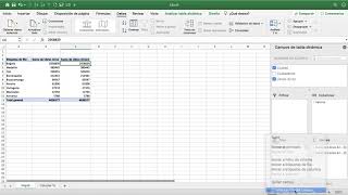 Excel  Tabla Dinamica  Calculo  total o columna [upl. by Demetra]