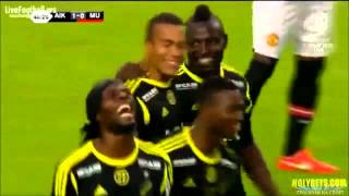 AIK vs Manchester United  All the Goals and Highlights wenglish commentary [upl. by Clemmie]