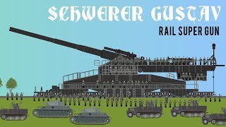 Schwerer Gustav  Rail Super Gun Behemoth [upl. by Naitsirhc]