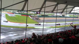 F1 Silverstone GP 2011 Village B Grandstand video 1 [upl. by Alicsirp]