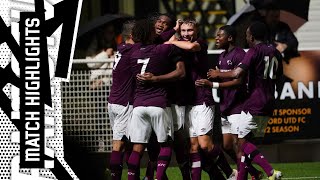 HIGHLIGHTS  Basford United U18s Vs Derby County U18s [upl. by Knick629]