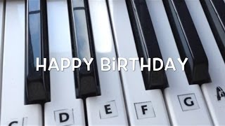 Happy Birthday on the Keyboard  Piano [upl. by Eintroc]