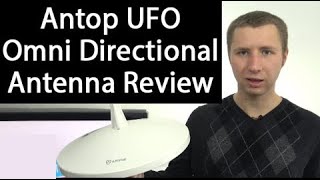 Antop AT415B UFO Omnidirectional Outdoor RV Attic TV Antenna Review [upl. by Stacee]