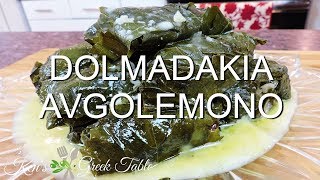 DOLMADAKIA  EASY GREEK DOLMADAKIA RECIPE [upl. by Maurie]