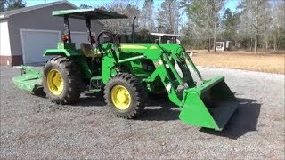 how to operate a John Deere tractor Part 1 controls [upl. by Gnirps]