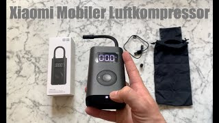 Xiaomi mobiler Luftkompressor getestet Vor dem kauf gucken [upl. by Thera708]