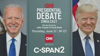 CNN Presidential Debate Simulcast [upl. by Anauqcaj]