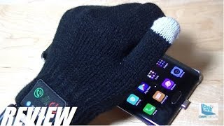 REVIEW Touchscreen Bluetooth Talking Gloves [upl. by Whitehurst]