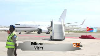 Eritrean President Isaias Afwerkis trip to Somalia [upl. by Cappella]