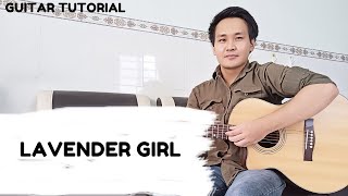 Caamp  Lavender Girl  Guitar Tutorial [upl. by Charin]