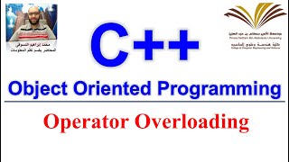 14  C  OOP  Operator Overloading [upl. by Ayoj]