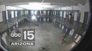 Surveillance video shows 2017 murder at Lewis Prison [upl. by Acissey312]