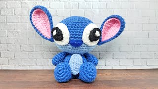 STITCH  HOW TO CROCHET  AMIGURUMI TUTORIAL [upl. by Enyamart]