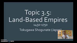 AP World History 35  Tokugawa Shogunate 14501750 [upl. by Thanasi]