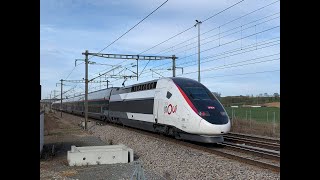 High speed train TGV in France [upl. by Azelea953]