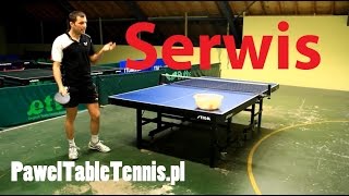 Serwis  Tenis Stołowy [upl. by Nueovas632]