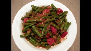 Green Beans with Tomatoes [upl. by Felipa]